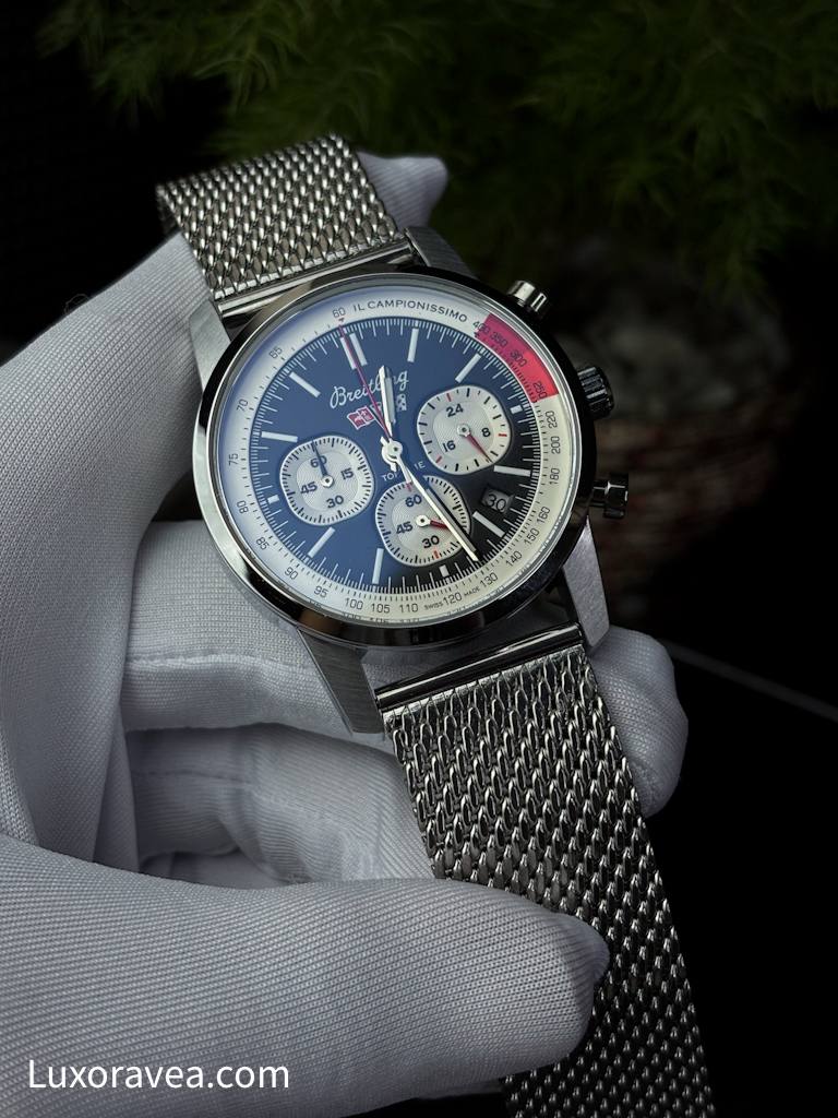 Breitling Top Time Active Chronograph Mesh Strap Men's Watch