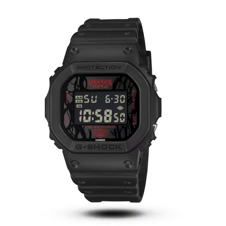 Casio G-Shock X Stranger Things Digital Watch DW-5600STT-1DR