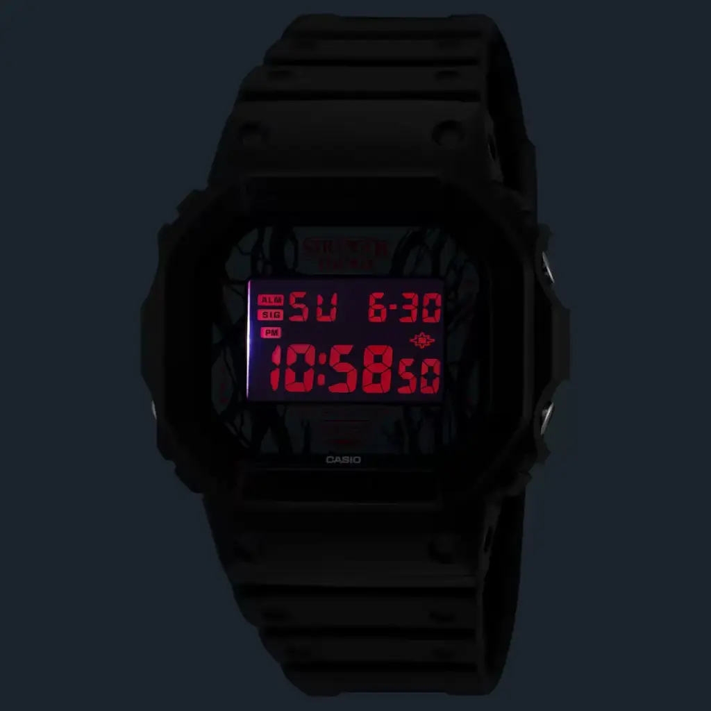 Casio G-Shock X Stranger Things Digital Watch DW-5600STT-1DR