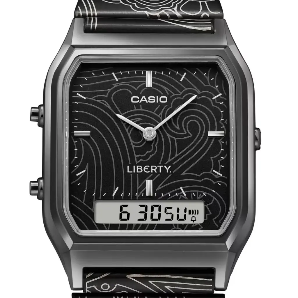 Casio Vintage X Liberty Fabrics Ana Digi Watch AQ-230EBLT-1A