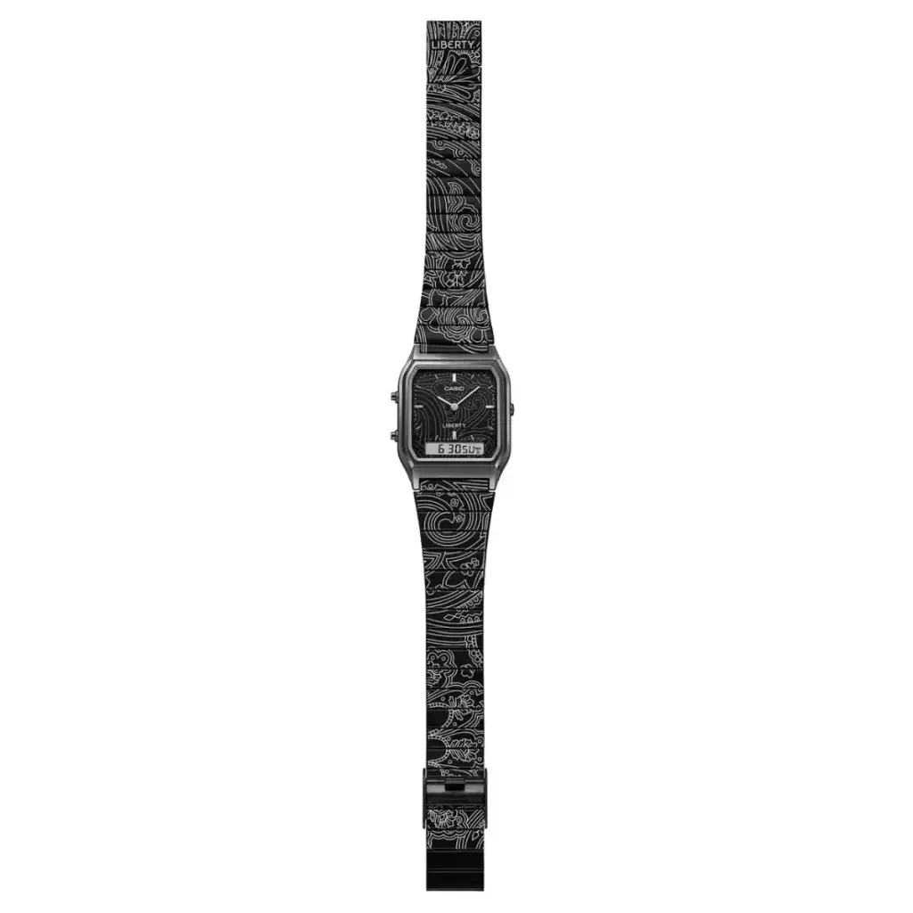 Casio Vintage X Liberty Fabrics Ana Digi Watch AQ-230EBLT-1A