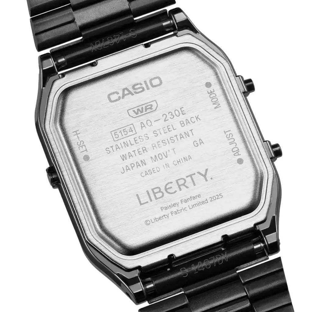 Casio Vintage X Liberty Fabrics Ana Digi Watch AQ-230EBLT-1A