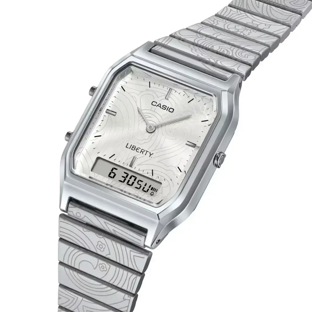 Casio Vintage X Liberty Fabrics Ana Digi Watch AQ-230EBLT-7ADR