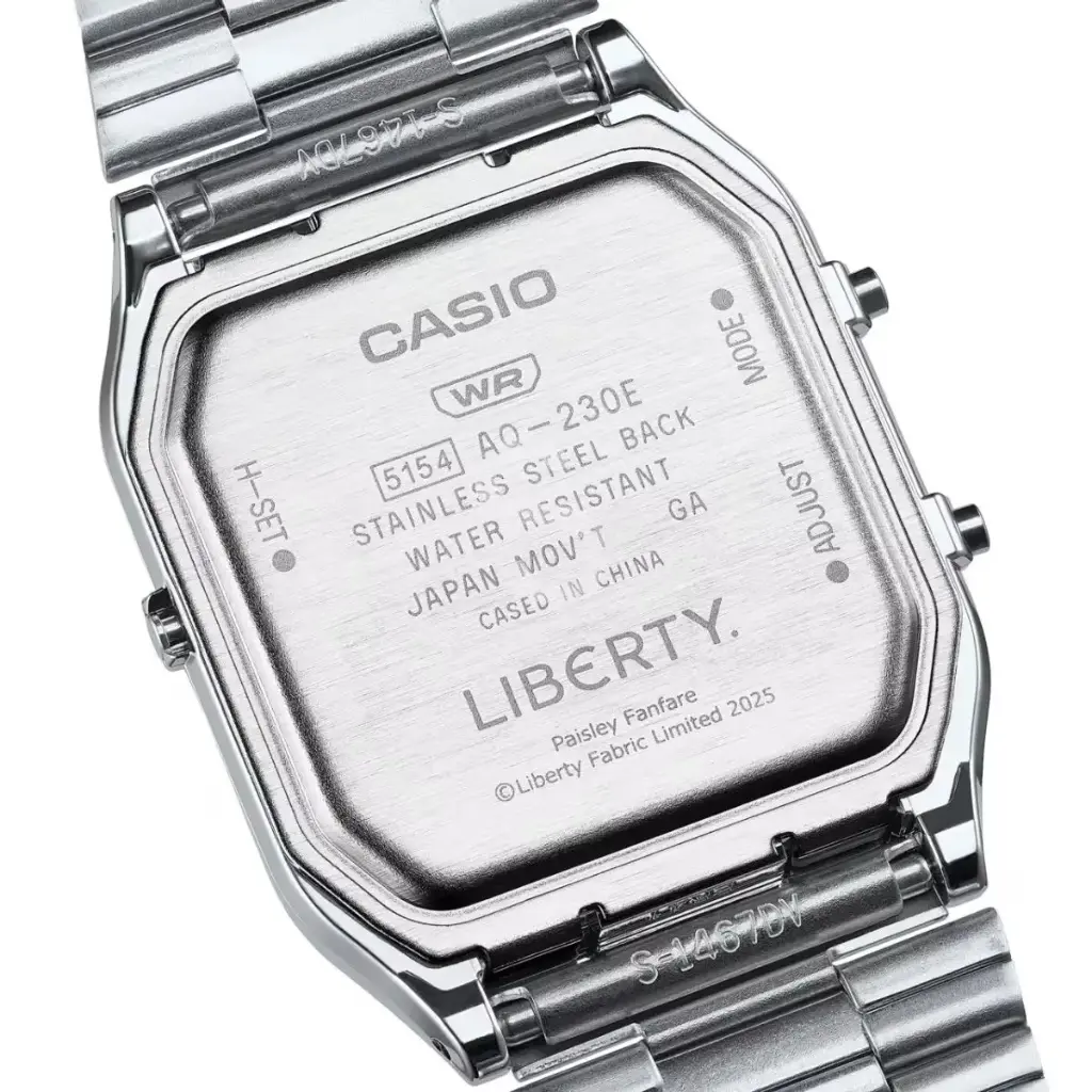 Casio Vintage X Liberty Fabrics Ana Digi Watch AQ-230EBLT-7ADR