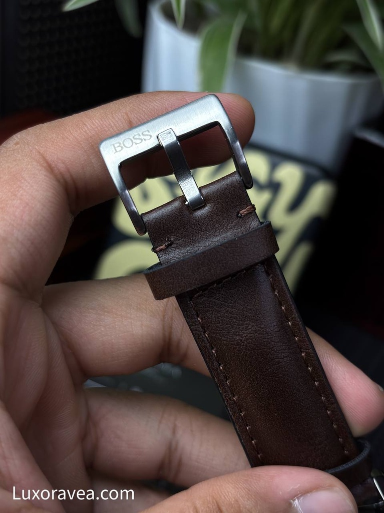 Hugo Boss Volane Chronograph Leather Belt