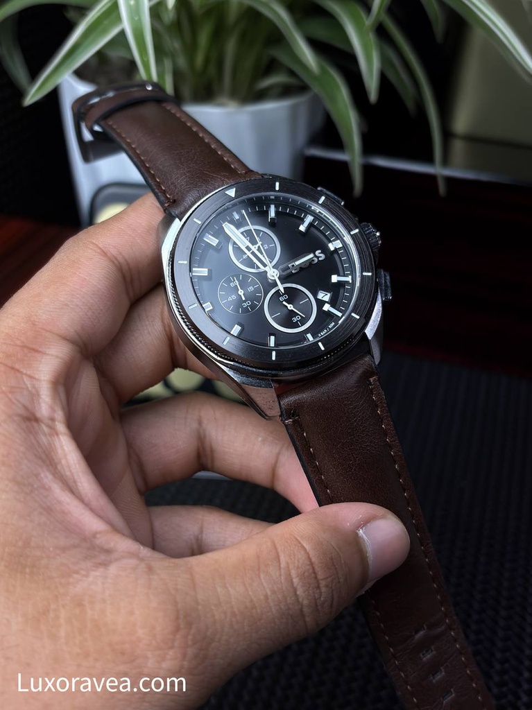 Hugo Boss Volane Chronograph Leather Belt