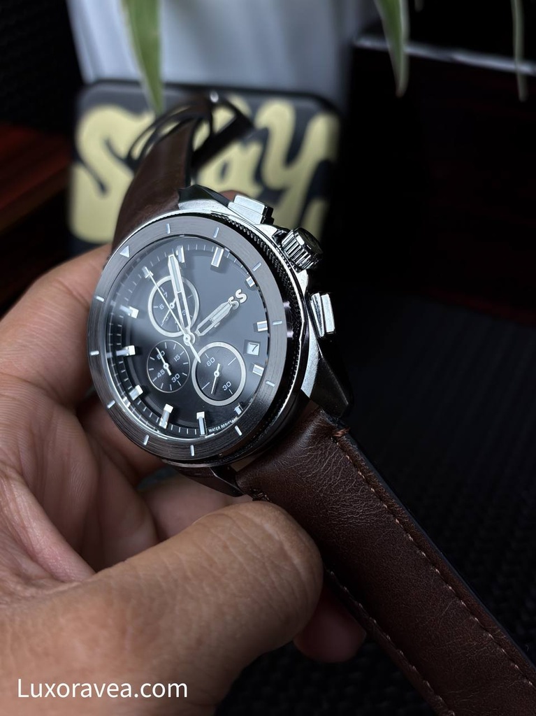 Hugo Boss Volane Chronograph Leather Belt