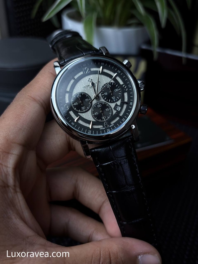 Patek Philippe Tri Compax Chrono Leather Belt
