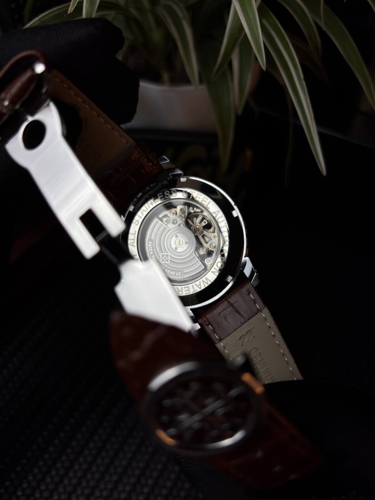 Patek Philippe Skeleton Roman Leather Belt