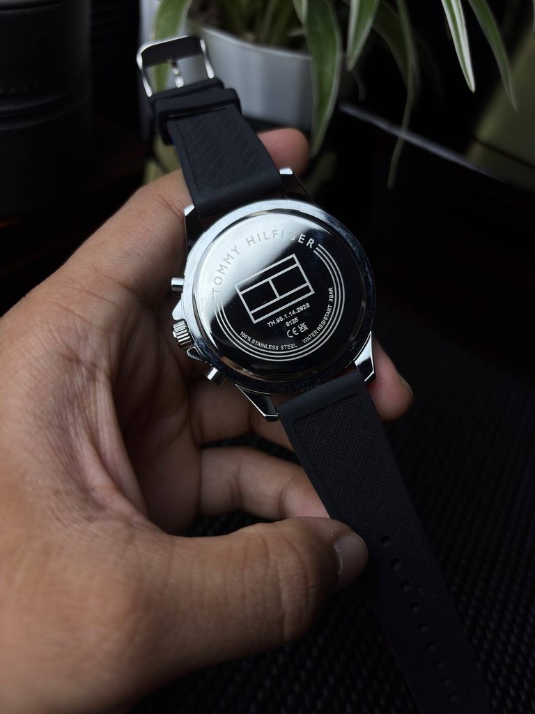 Tommy Hilfiger Sport Chrono Silicon Strap Watch