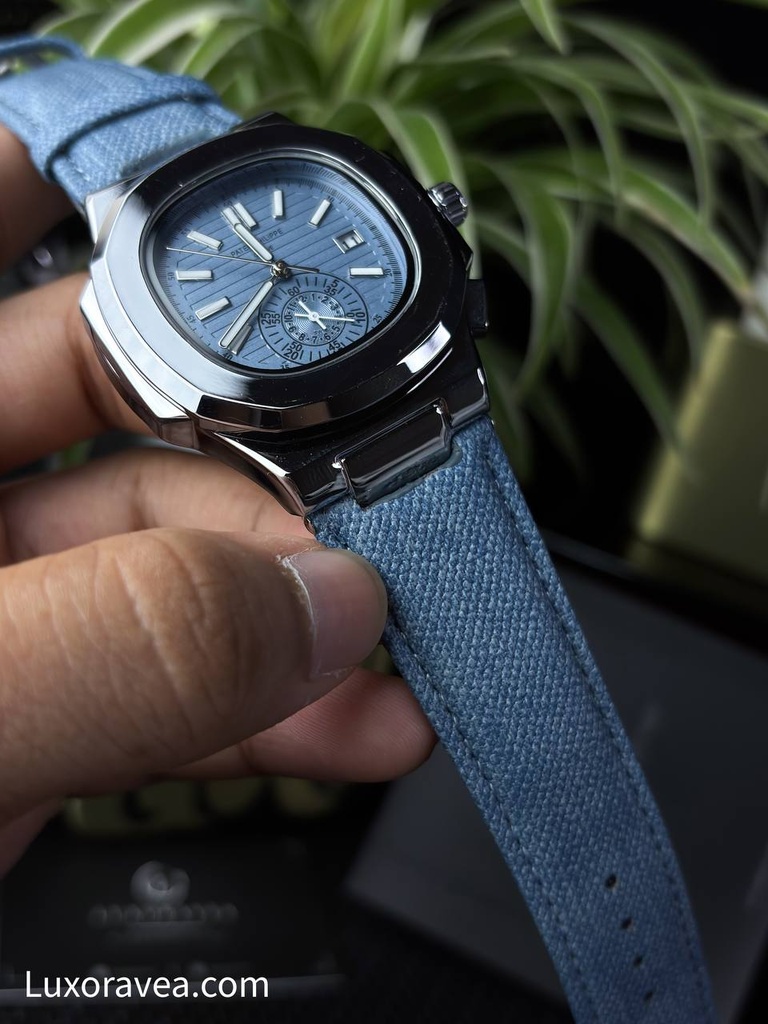 Patek Philippe Nautilus Flyback Denim Belt