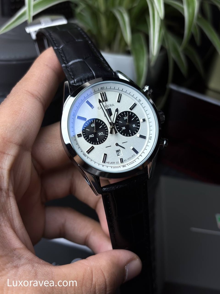 TAG Heuer Carrera Chrono Bi-Compax Leather Belt 