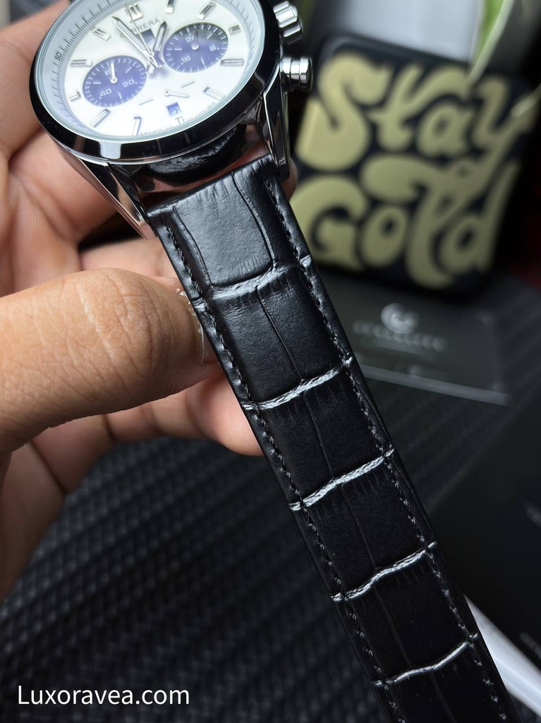 TAG Heuer Carrera Chrono Bi-Compax Leather Belt 