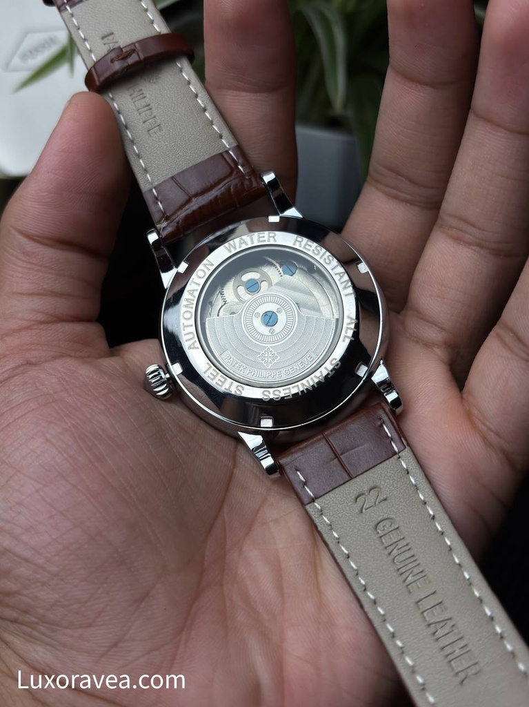 Patek Philippe Grand Open-Heart Moonphase Leather Belt
