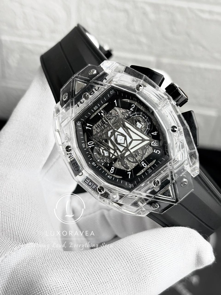  Hublot Spirit of Big Bang Sang Bleu Sapphire-Belt