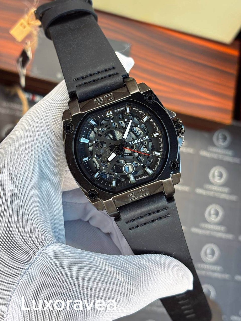 Tubular Skeleton Watch-Belt