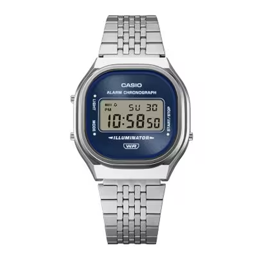 Casio Vintage Dark Blue Sunray Dial Digital Watch | A140WE-2ADF