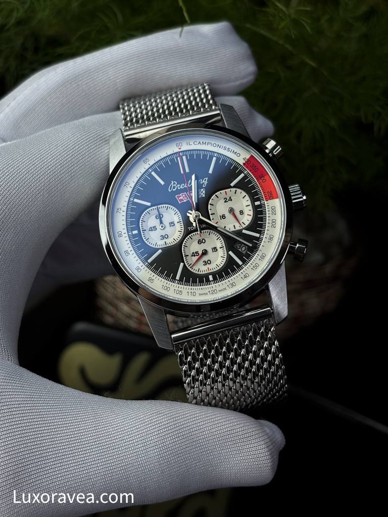 Breitling Top Time Active Chronograph Mesh Strap Men's Watch