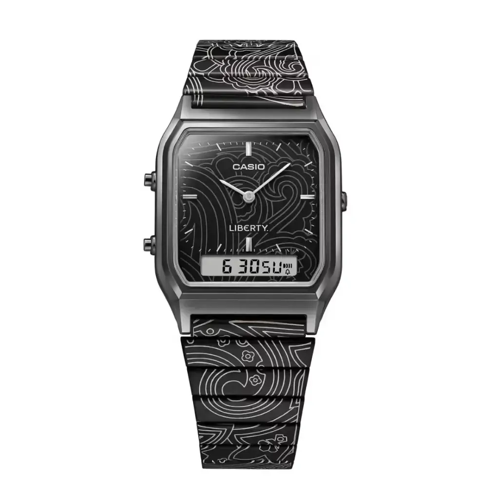 Casio Vintage X Liberty Fabrics Ana Digi Watch AQ-230EBLT-1A