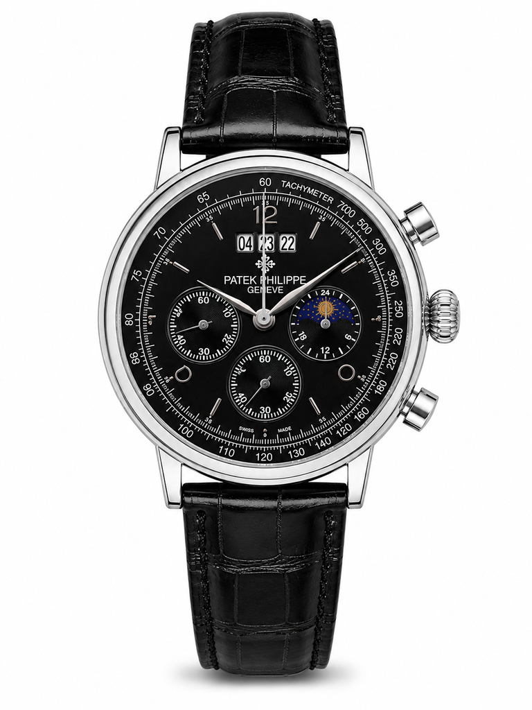 Patek Philippe MoonPhase Chronograph Leather Belt