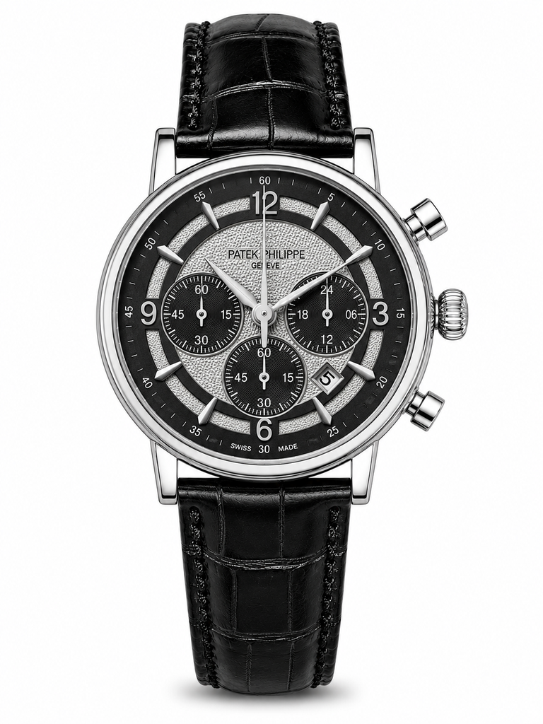 Patek Philippe Tri Compax Chrono Leather Belt