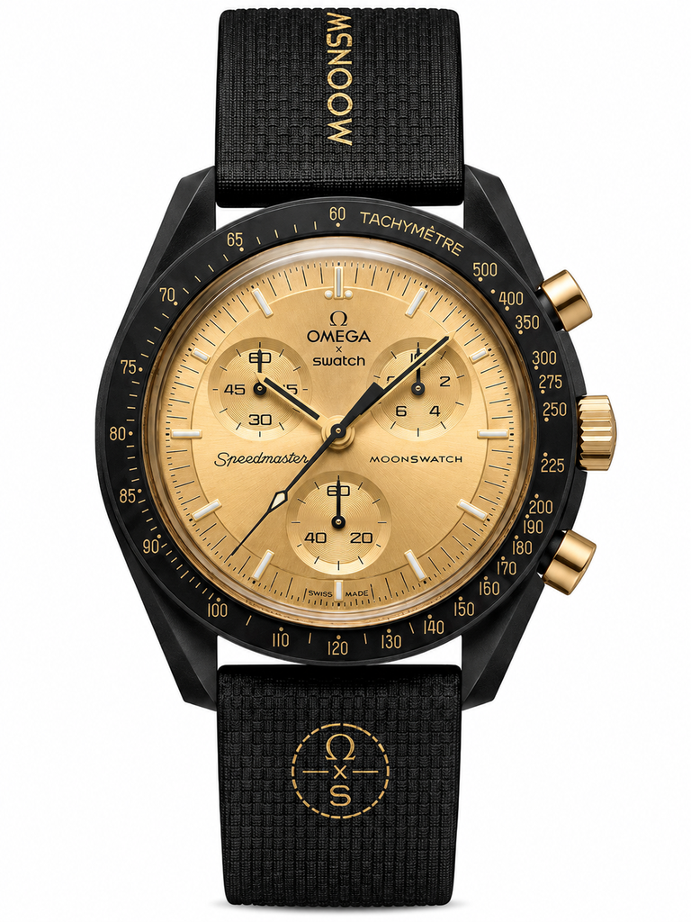 Omega x Swatch MoonSwatch Gold Chrono Watch