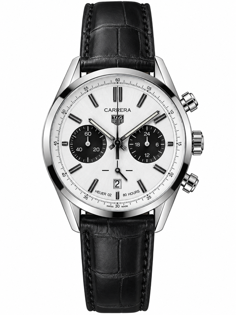 TAG Heuer Carrera Chrono Bi-Compax Leather Belt 