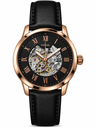 Fossil Grant Automatic Skeleton Dial Leather Belt Watch