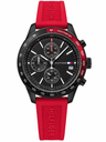 Tommy Hilfiger Sport Chrono Silicon Strap Watch